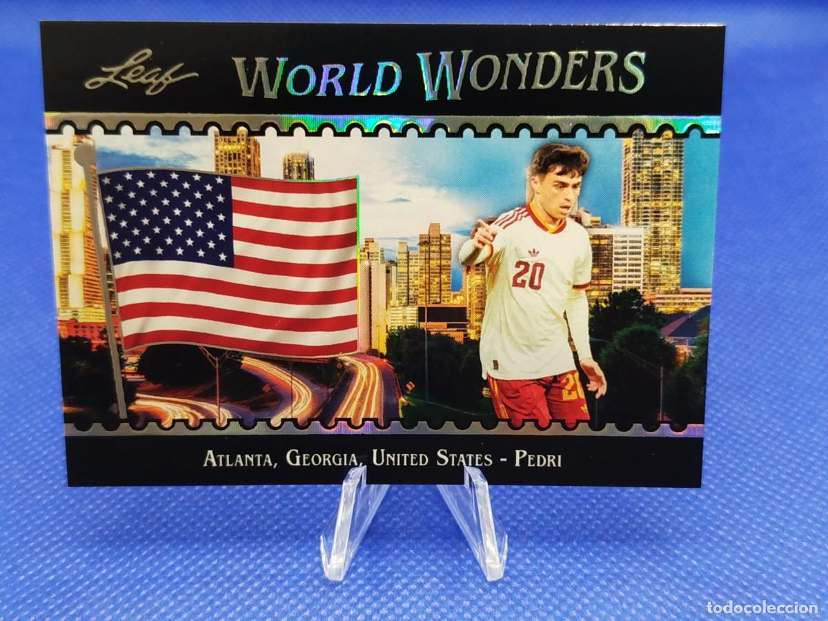 Cromos de f&uacute;tbol: #10 PEDRI ESPA&Ntilde;A 2026 LEAF WORLD WONDERS SOCCER SET &ldquo;FIFA WORLD CUP USA & MEXICO & CANADA&rdquo;
