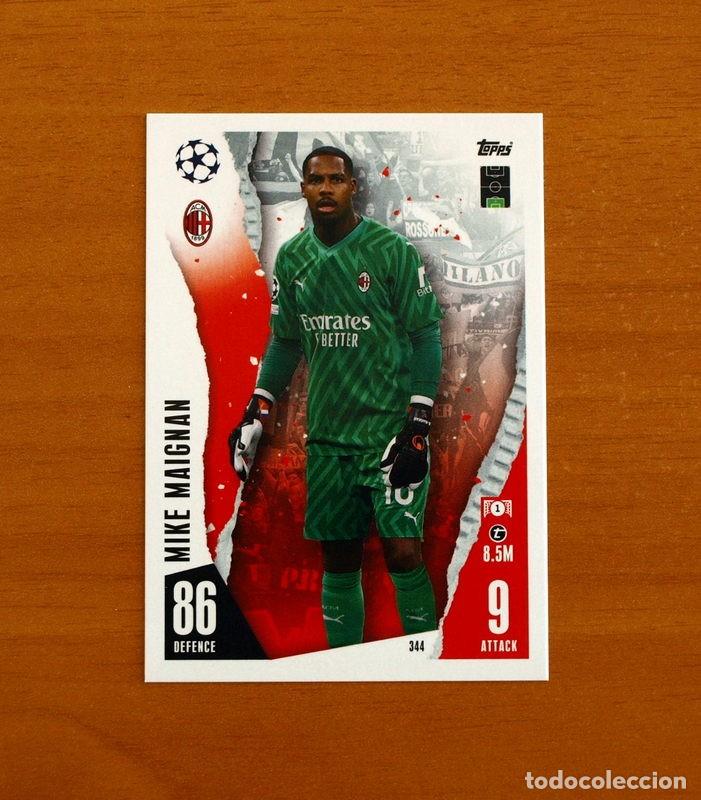 Cromos de f&uacute;tbol: AC Milan -N&ordm; 344 Mike Maignan -Topps Match Attax Trading Card Game 2023-2024-23-24