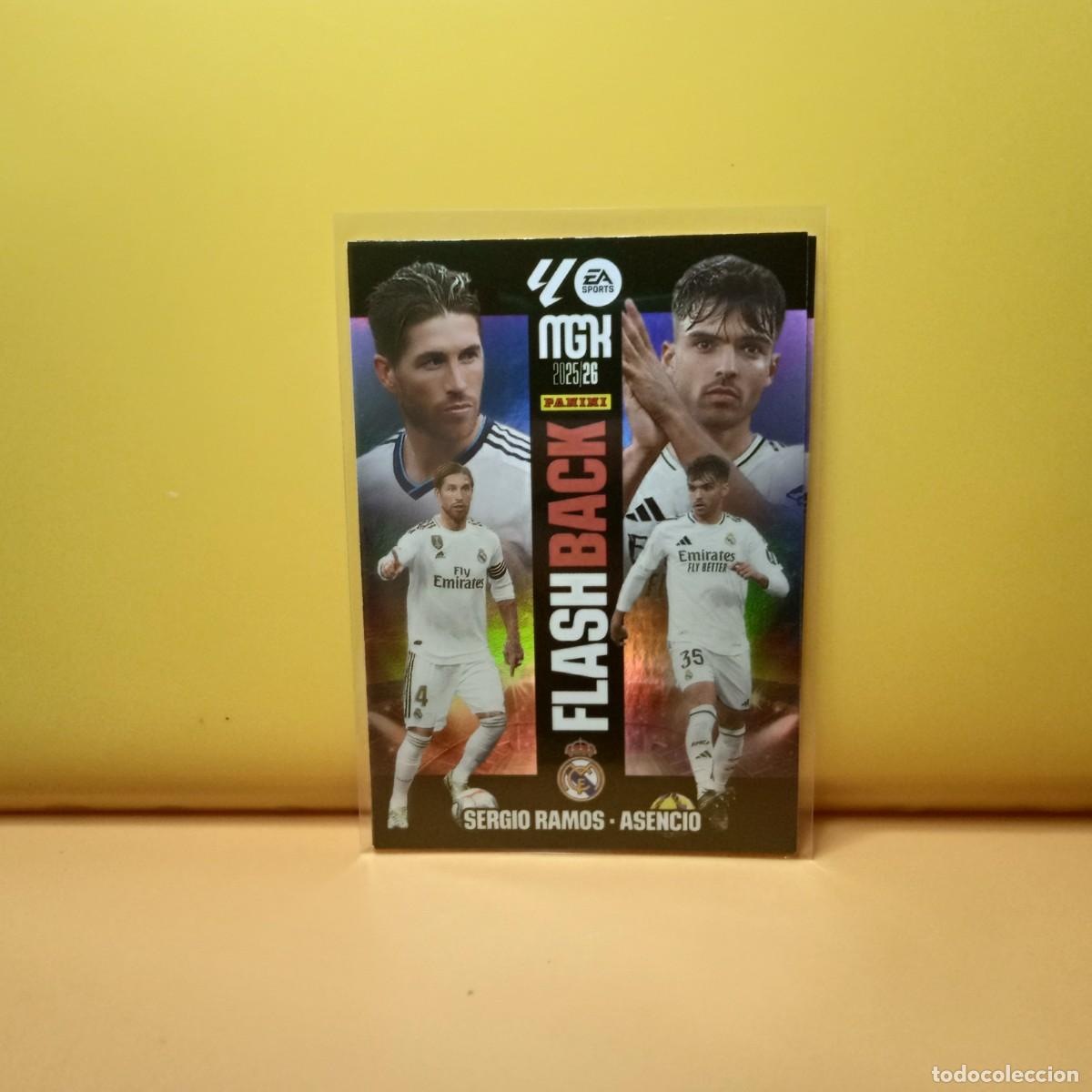Cromos de f&uacute;tbol: MEGACRACKS 2025 2026 25 26 (FLASHBACK) REAL MADRID SERGIORAMOS . ASENCIO 431