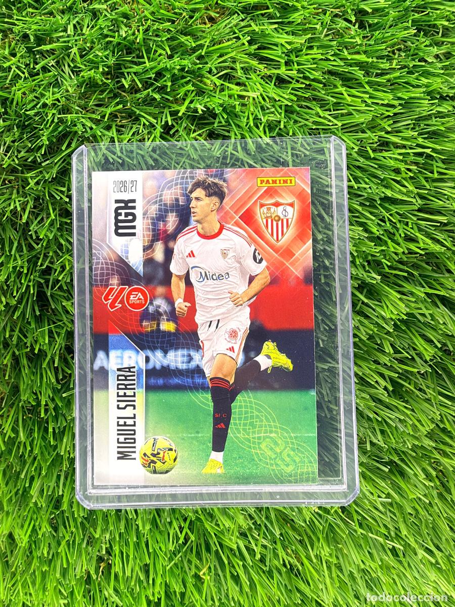 Cromos de f&uacute;tbol: N&ordm; 338 Miguel Sierra Sevilla FC Megacracks 26 27