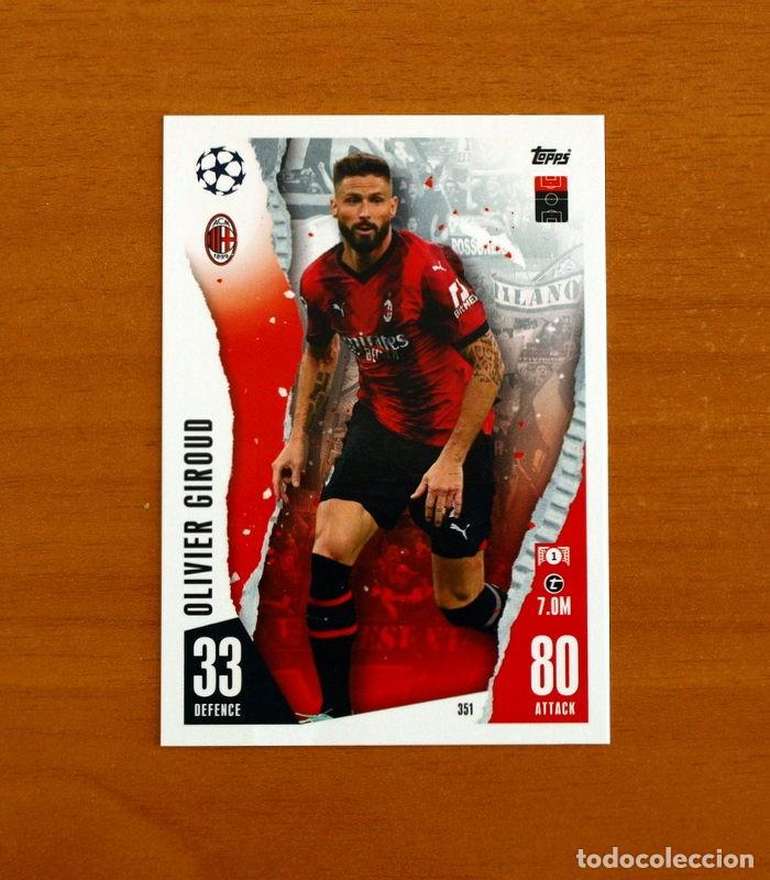 Cromos de f&uacute;tbol: AC Milan -N&ordm; 351 Oliver Giroud -Topps Match Attax Trading Card Game 2023-2024-23-24