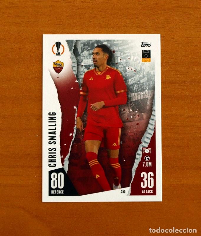 Cromos de f&uacute;tbol: AS Roma -N&ordm; 355 Chris Smalling -Topps Match Attax Trading Card Game 2023-2024-23-24