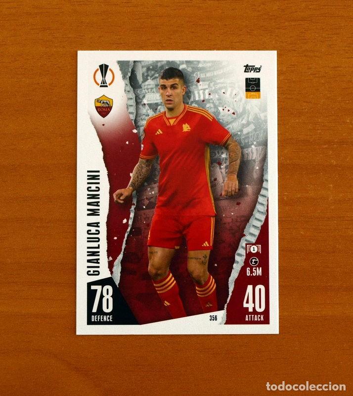 Cromos de f&uacute;tbol: AS Roma -N&ordm; 356 Gianluca Mancini -Topps Match Attax Trading Card Game 2023-2024-23-24