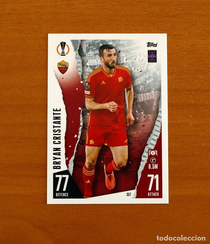 Cromos de f&uacute;tbol: AS Roma -N&ordm; 357 Bryan Cristante -Topps Match Attax Trading Card Game 2023-2024-23-24