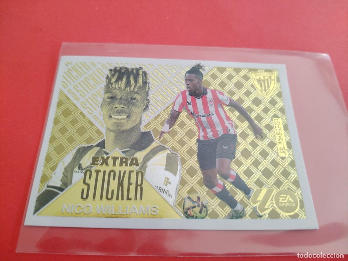 Cromos de f&uacute;tbol: ESTE 2026 2027 EXTRA STICKER ORO NICO WILLIAMS