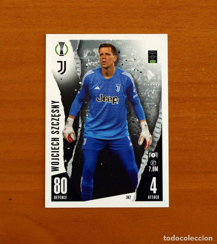 Cromos de f&uacute;tbol: Juventus -N&ordm; 362 Wojciech Szcesny -Topps Match Attax Trading Card Game 2023-2024-23-24