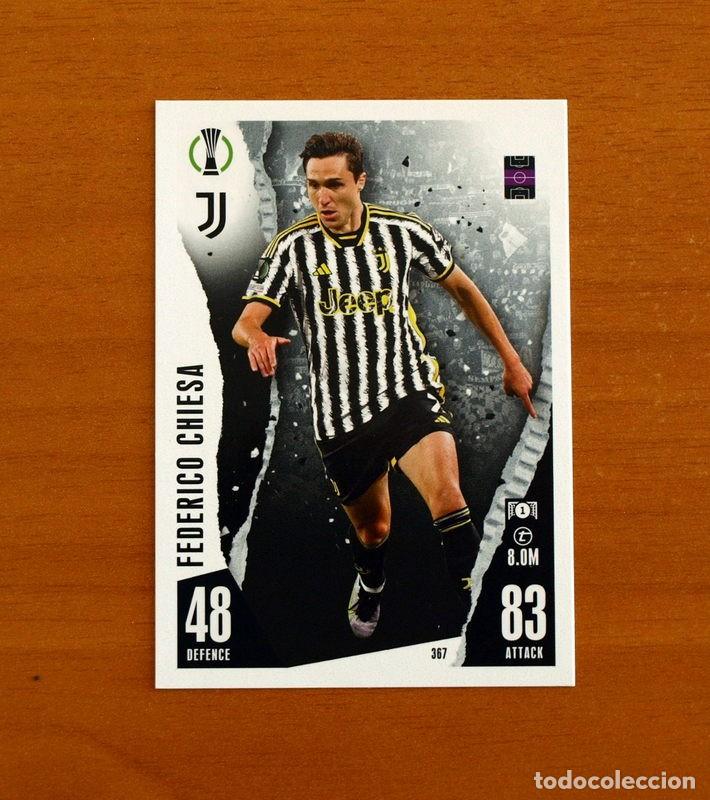Cromos de f&uacute;tbol: Juventus -N&ordm; 367 Federico Chiesa -Topps Match Attax Trading Card Game 2023-2024-23-24
