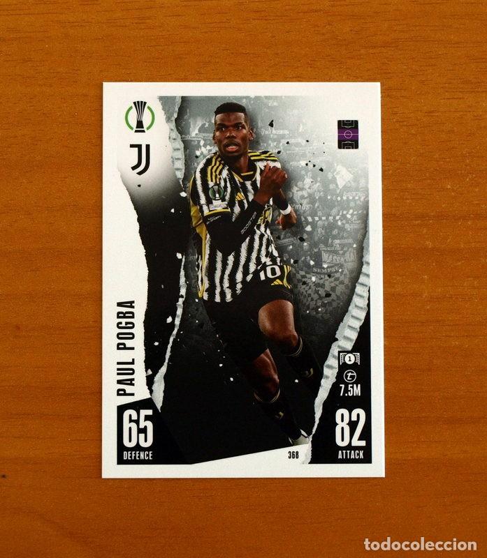 Cromos de f&uacute;tbol: Juventus -N&ordm; 368 Paul Pogba -Topps Match Attax Trading Card Game 2023-2024-23-24