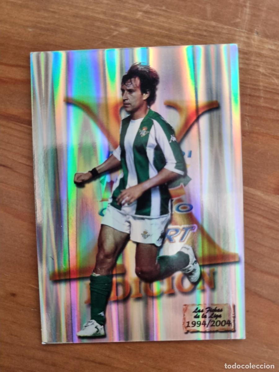 Cromos de f&uacute;tbol: 623 ALFONSO (Real Betis) X EDICI&Oacute;N. Las Fichas de la Liga 2003 2004 03 04 (Mundicromo)