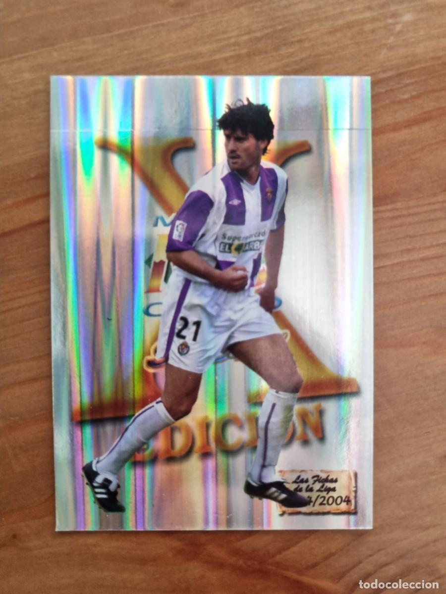 Cromos de f&uacute;tbol: 627 CAMINERO (Real Valladolid) X EDICI&Oacute;N. Las Fichas de la Liga 2003 2004 03 04 (Mundicromo)