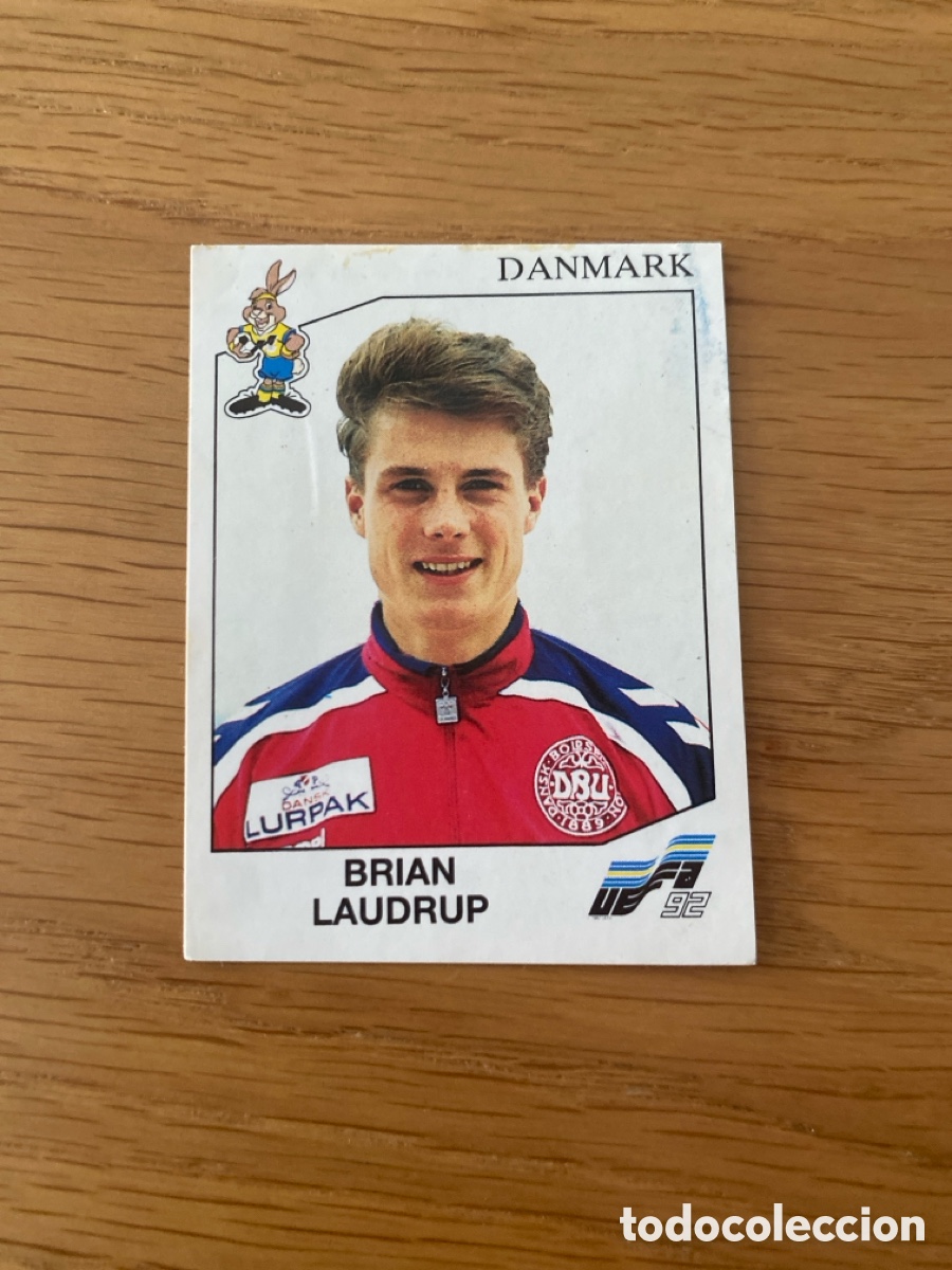 Cromos de f&uacute;tbol: Cromo panini Euro 92 Suecia n&uacute;mero 233 Laudrup - Eurocup Sweden 1992 stickers &aacute;lbum