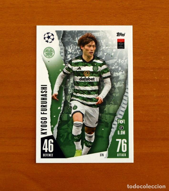 Cromos de f&uacute;tbol: Celtic FC -N&ordm; 376 Kyogo Furuhashi -Topps Match Attax Trading Card Game 2023-2024-23-24