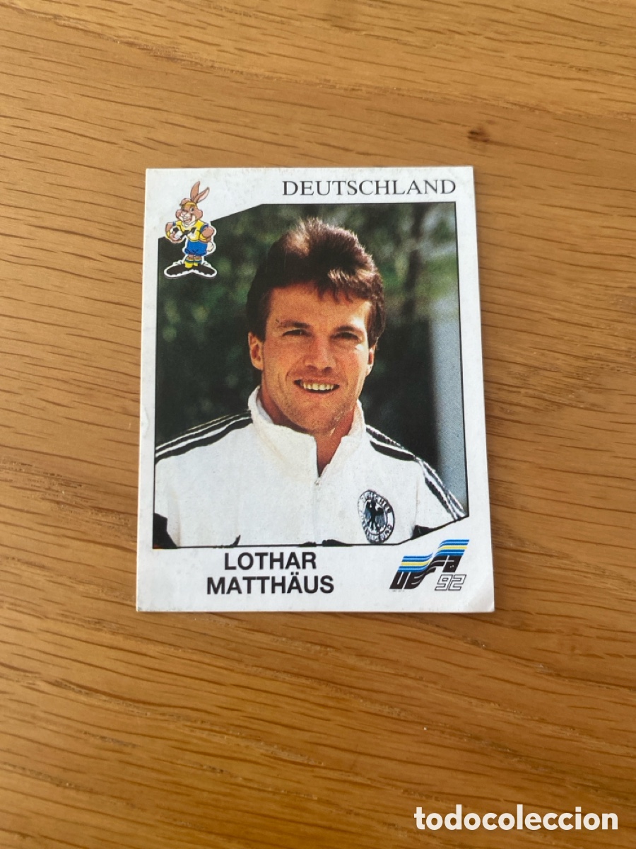 Cromos de f&uacute;tbol: Cromo panini Euro 92 Suecia n&uacute;mero 207 Matth&auml;us - Eurocup Sweden 1992 stickers &aacute;lbum