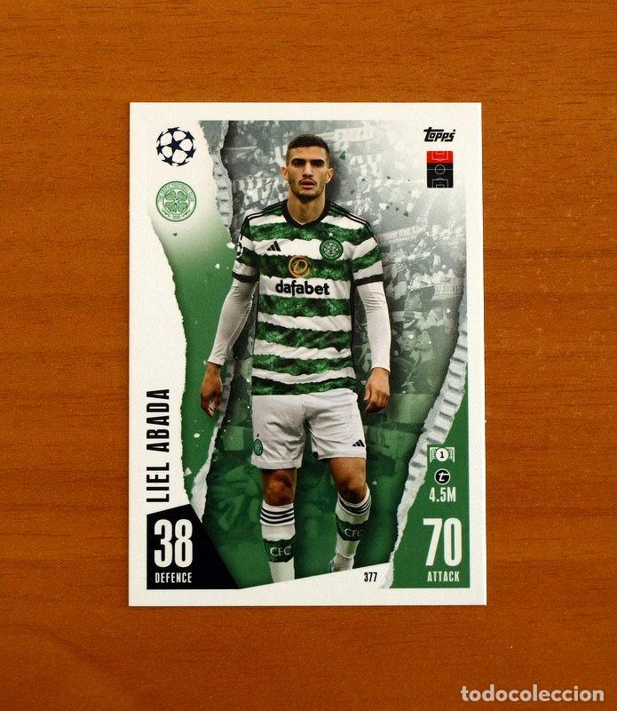 Cromos de f&uacute;tbol: Celtic FC -N&ordm; 377 Liel Abada -Topps Match Attax Trading Card Game 2023-2024-23-24