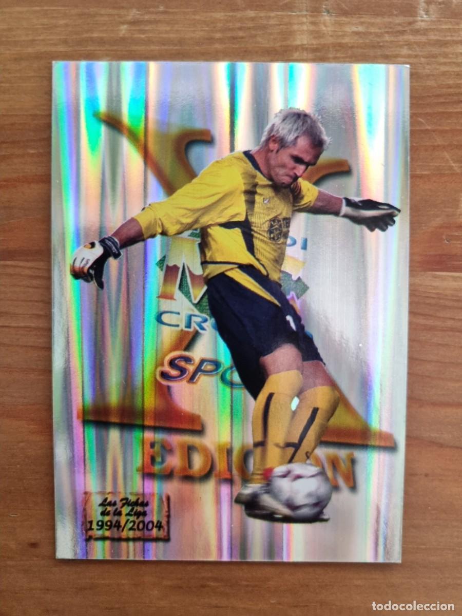 Cromos de f&uacute;tbol: 628 CA&Ntilde;IZARES (Valencia CF) X EDICI&Oacute;N. Las Fichas de la Liga 2003 2004 03 04 (Mundicromo)