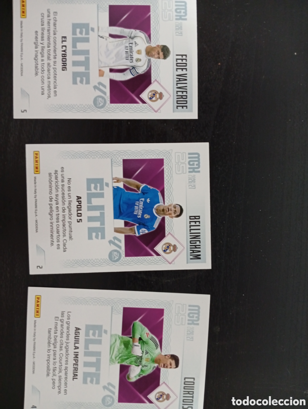 Cromos de f&uacute;tbol: Tres &Eacute;lite mgk 26,27 - Foto 2
