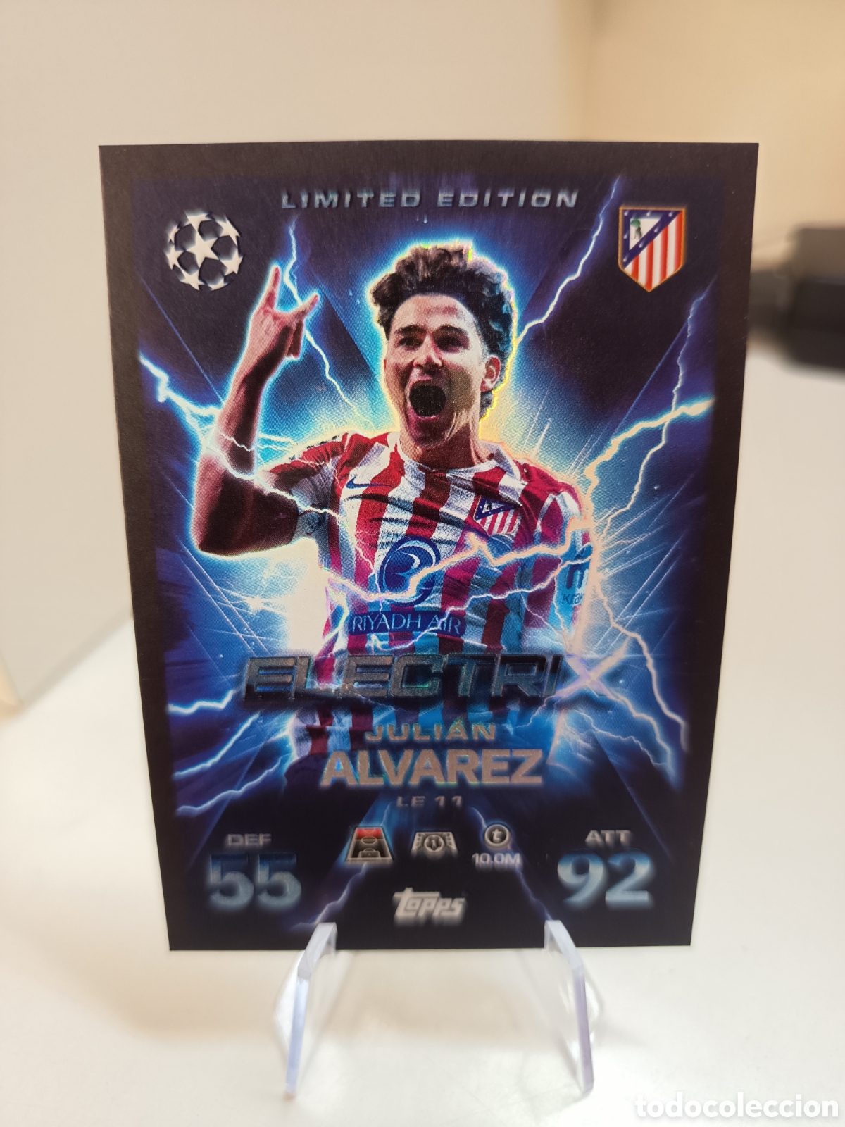 Fu&szlig;ball-Sticker: LIMITED EDITION LE 11 JULIAN ALVAREZ MATCH ATTAX EXTRA 2025 2026