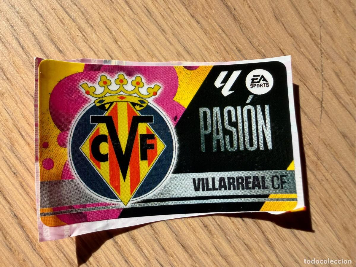 Fu&szlig;ball-Sticker: ESCUDO VILLARREAL PASION 25 26 2025 2026 LIGA EA SPORTS CHICLES CHICLE ESTE SIN PEGAR