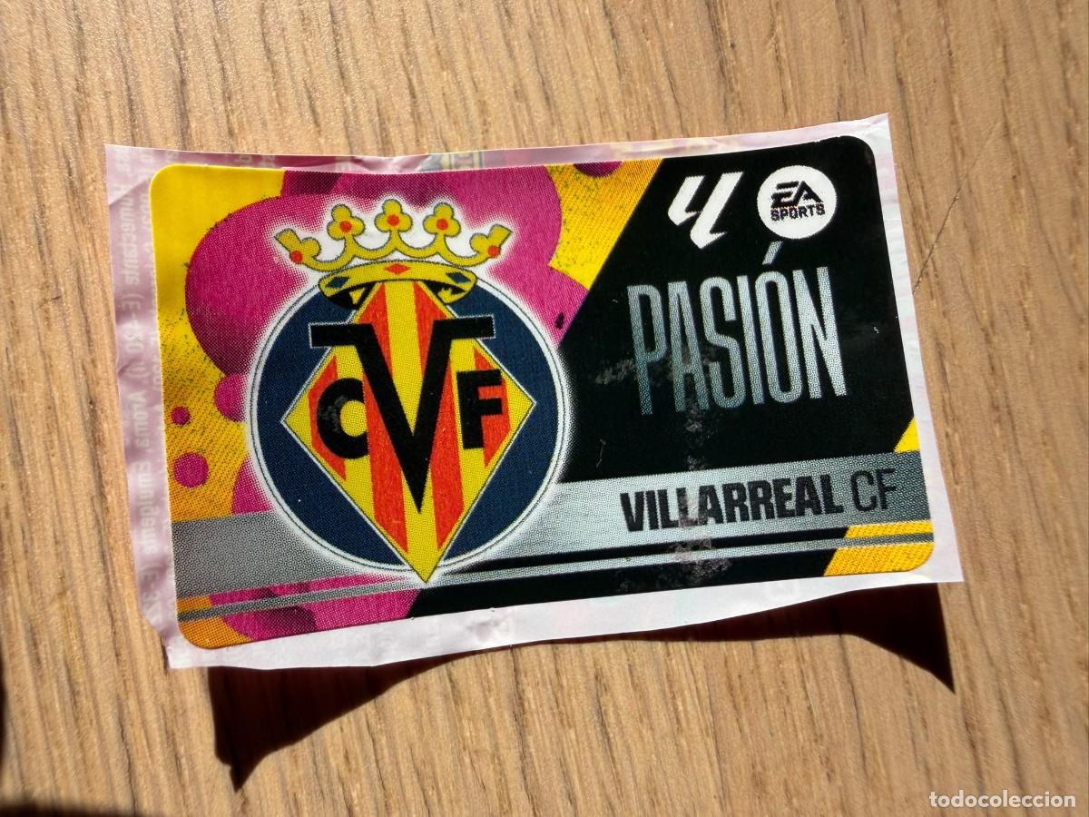 Fu&szlig;ball-Sticker: ESCUDO VILLARREAL PASION 25 26 2025 2026 LIGA EA SPORTS CHICLES CHICLE ESTE SIN PEGAR