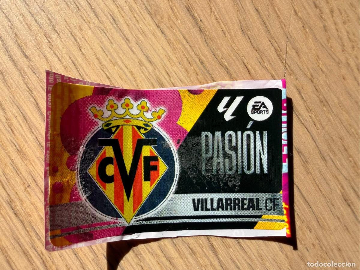 Fu&szlig;ball-Sticker: ESCUDO VILLARREAL PASION 25 26 2025 2026 LIGA EA SPORTS CHICLES CHICLE ESTE SIN PEGAR