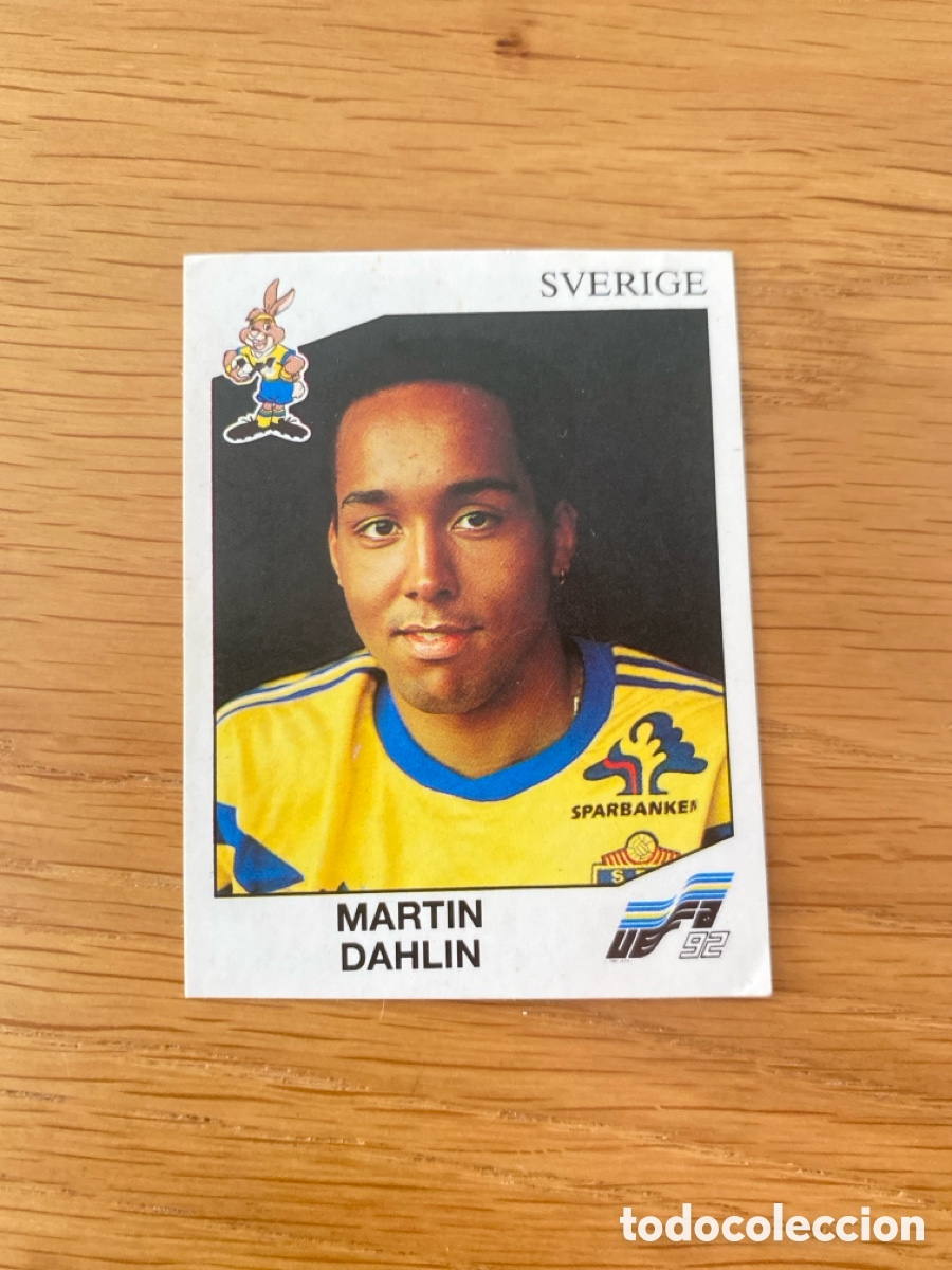 Fu&szlig;ball-Sticker: Cromo panini Euro 92 Suecia n&uacute;mero 37 Dahlin - Eurocup Sweden 1992 stickers &aacute;lbum