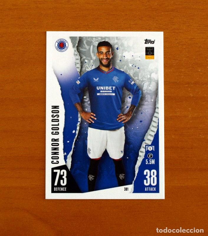 Cromos de f&uacute;tbol: Rangers F.C. -N&ordm; 381 Connor Goldson -Topps Match Attax Trading Card Game 2023-2024-23-24
