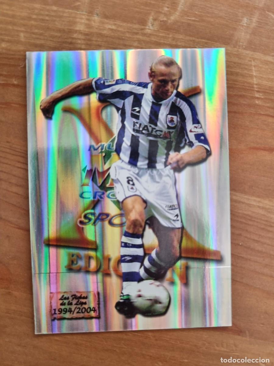 Cromos de f&uacute;tbol: 635 KARPIN (Real Sociedad) X EDICI&Oacute;N. Las Fichas de la Liga 2003 2004 03 04 (Mundicromo)