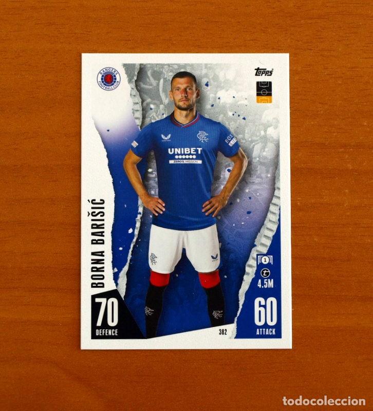 Cromos de f&uacute;tbol: Rangers F.C. -N&ordm; 382 Borna Barisic -Topps Match Attax Trading Card Game 2023-2024-23-24