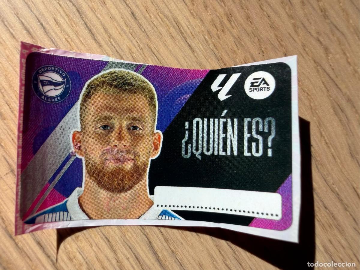Cromos de f&uacute;tbol: QUIEN ES CARLOS VICENTE ALAVES 25 26 2025 2026 LIGA EA SPORTS CHICLES CHICLE ESTE SIN PEGAR