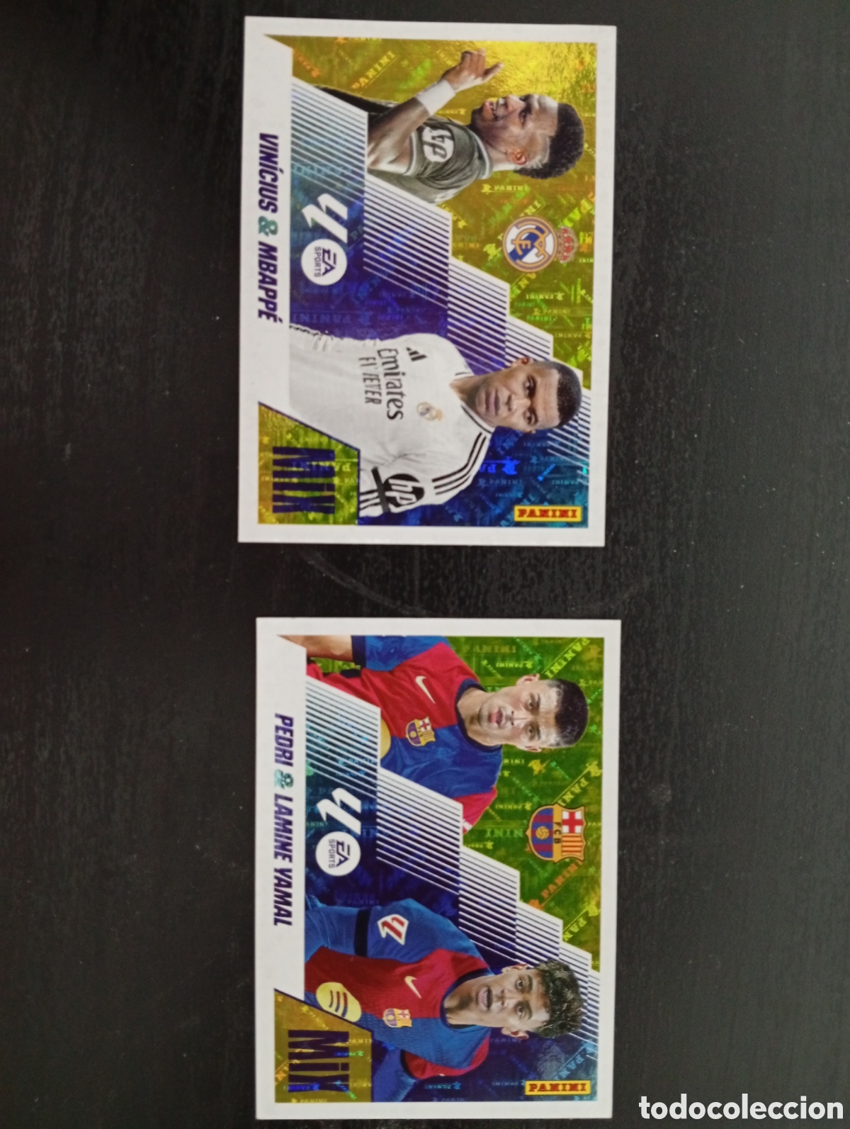 Cromos de f&uacute;tbol: Dos cromos mix liga este 25,26
