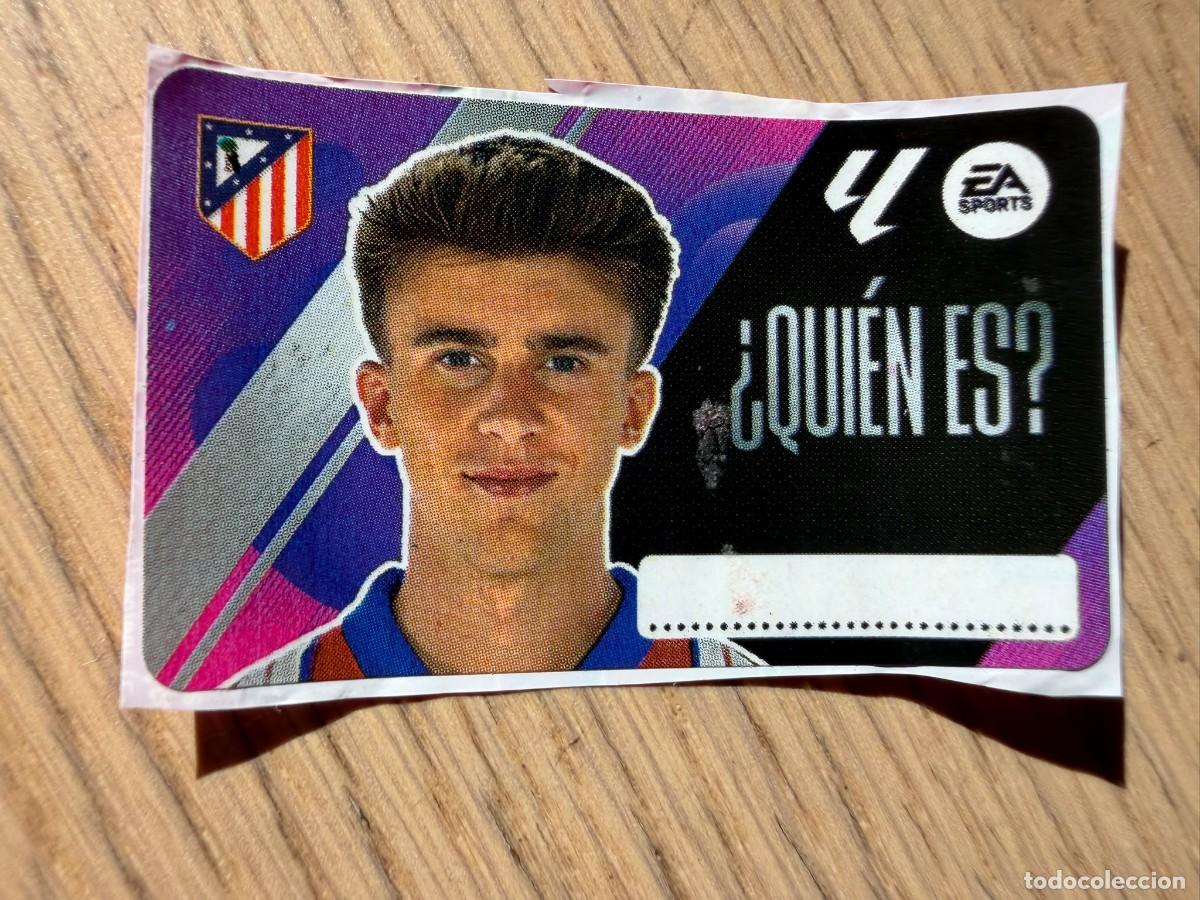 Cromos de f&uacute;tbol: QUIEN ES BARRIOS ATLETICO MADRID 25 26 2025 2026 LIGA EA SPORTS CHICLES CHICLE ESTE SIN PEGAR