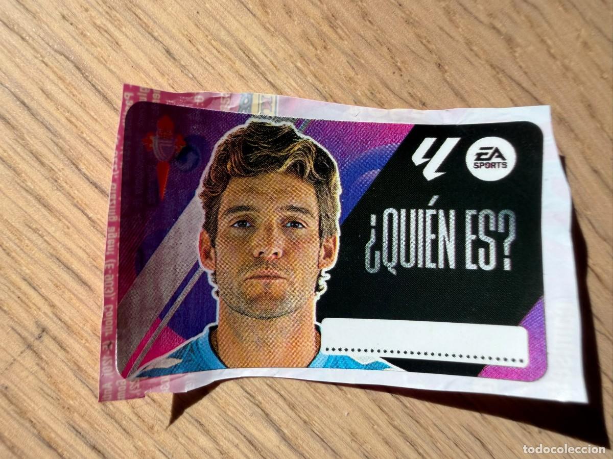 Cromos de f&uacute;tbol: QUIEN ES MARCOS ALONSO CELTA VIGO 25 26 2025 2026 LIGA EA SPORTS CHICLES CHICLE ESTE SIN PEGAR