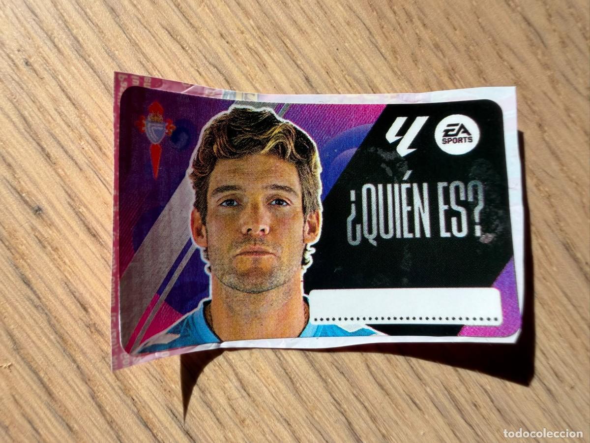 Cromos de f&uacute;tbol: QUIEN ES MARCOS ALONSO CELTA VIGO 25 26 2025 2026 LIGA EA SPORTS CHICLES CHICLE ESTE SIN PEGAR