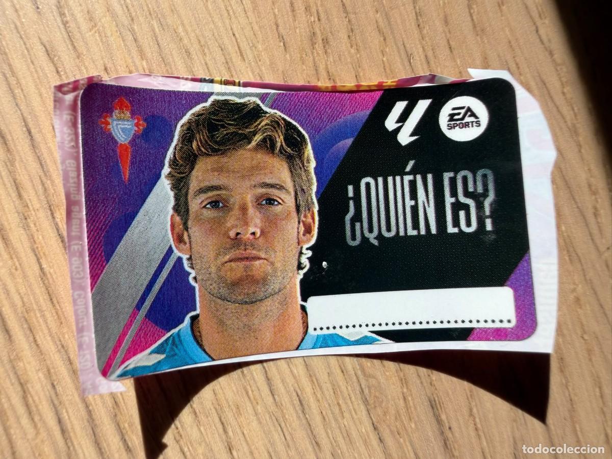 Cromos de f&uacute;tbol: QUIEN ES MARCOS ALONSO CELTA VIGO 25 26 2025 2026 LIGA EA SPORTS CHICLES CHICLE ESTE SIN PEGAR