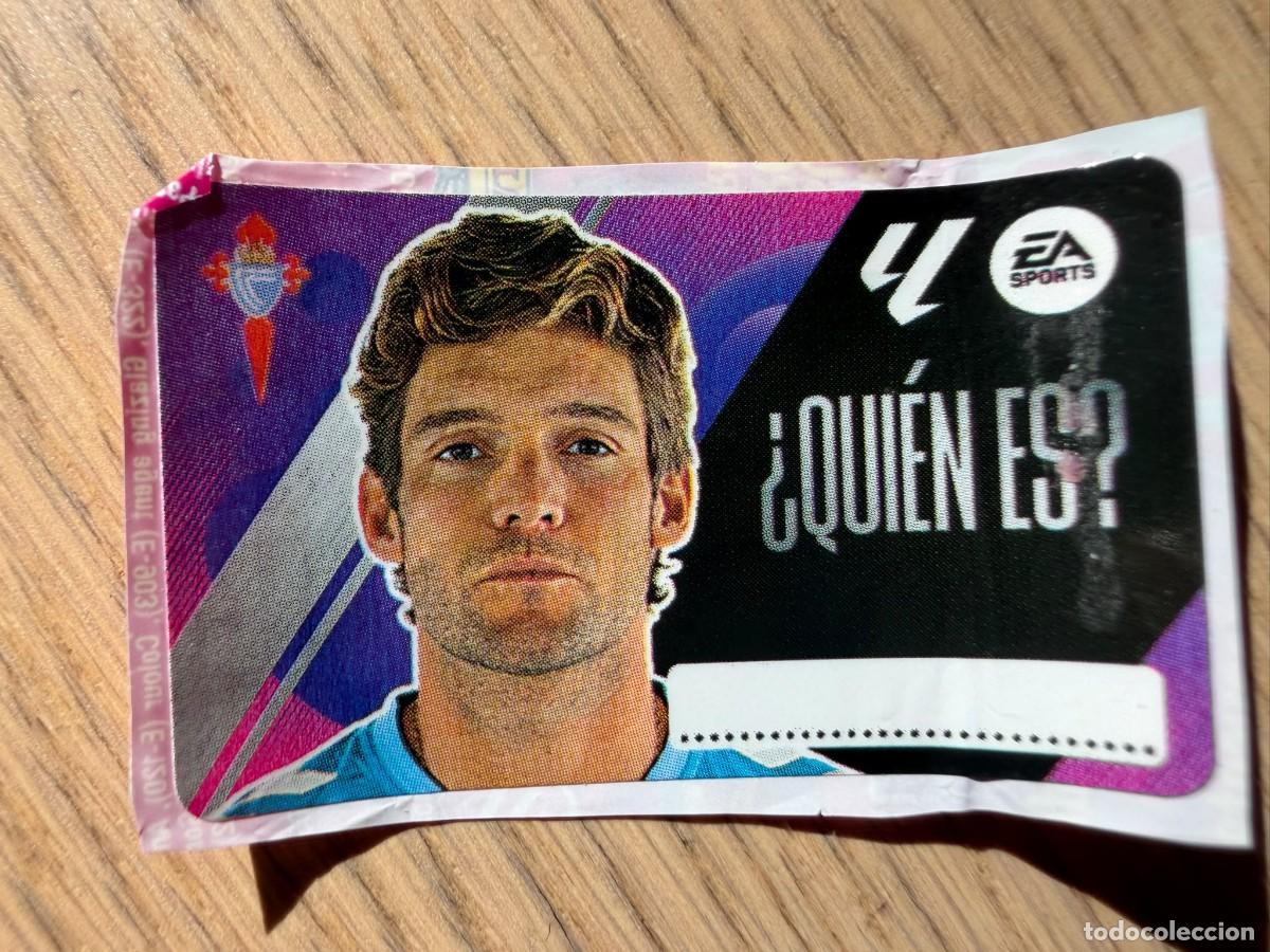 Cromos de f&uacute;tbol: QUIEN ES MARCOS ALONSO CELTA VIGO 25 26 2025 2026 LIGA EA SPORTS CHICLES CHICLE ESTE SIN PEGAR
