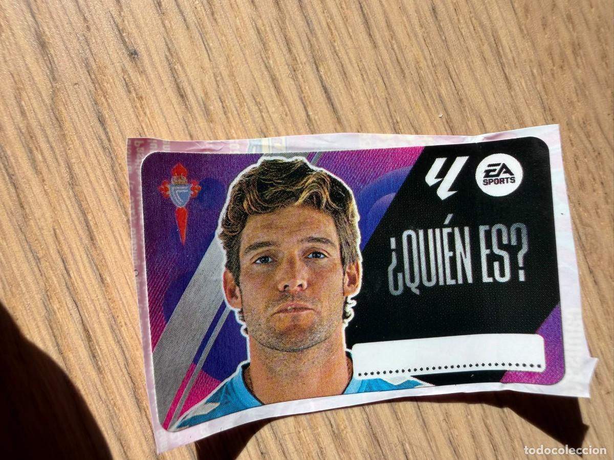 Cromos de f&uacute;tbol: QUIEN ES MARCOS ALONSO CELTA VIGO 25 26 2025 2026 LIGA EA SPORTS CHICLES CHICLE ESTE SIN PEGAR