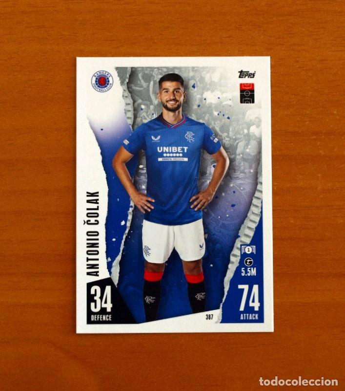 Cromos de f&uacute;tbol: Rangers F.C. -N&ordm; 387 Antonio Colak -Topps Match Attax Trading Card Game 2023-2024-23-24