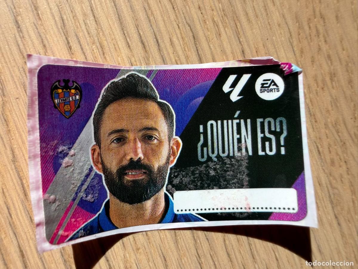 Cromos de f&uacute;tbol: QUIEN ES MORALES LEVANTE 25 26 2025 2026 LIGA EA SPORTS CHICLES CHICLE ESTE SIN PEGAR