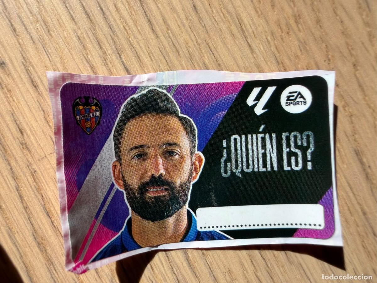 Cromos de f&uacute;tbol: QUIEN ES MORALES LEVANTE 25 26 2025 2026 LIGA EA SPORTS CHICLES CHICLE ESTE SIN PEGAR