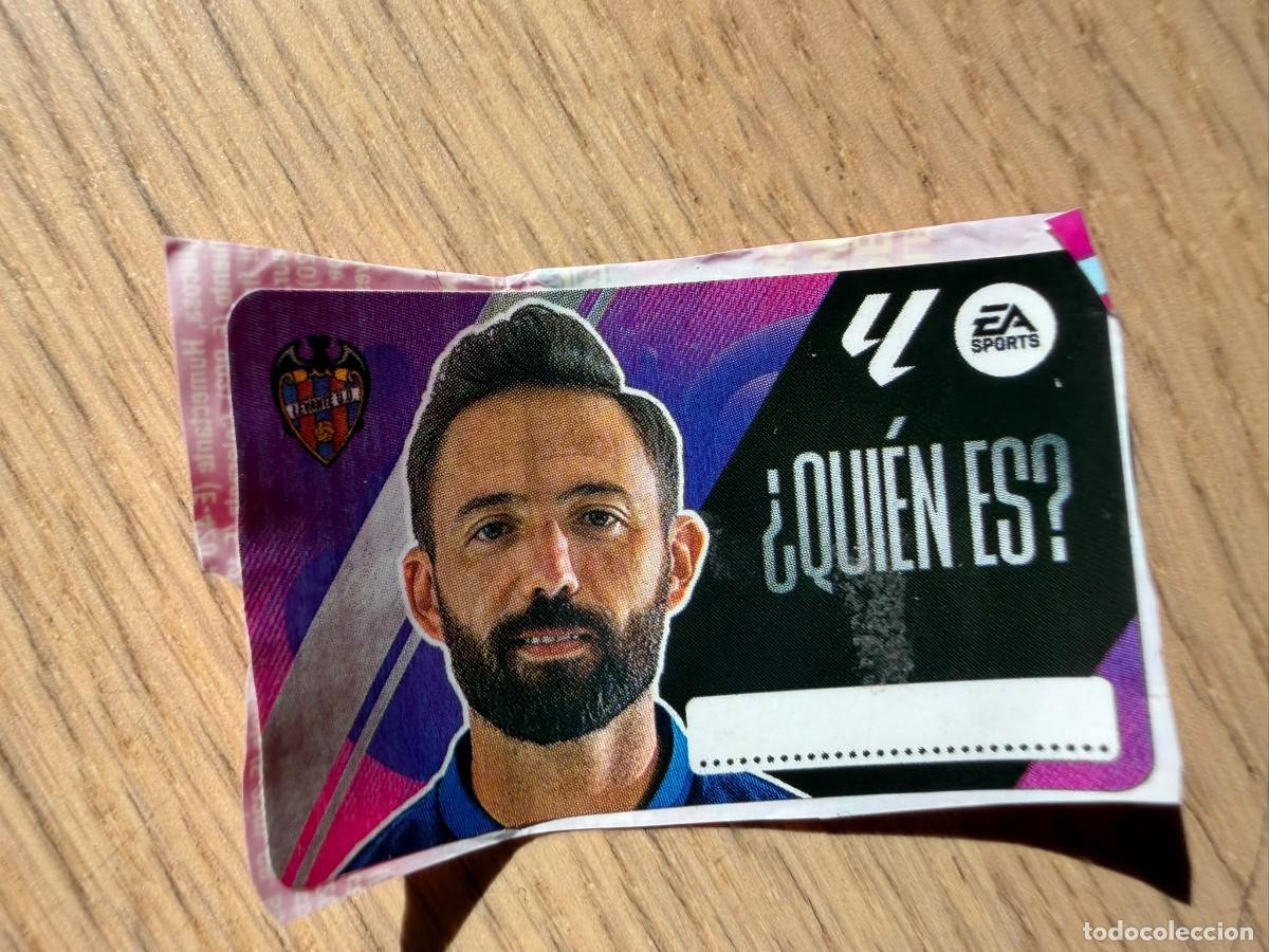 Cromos de f&uacute;tbol: QUIEN ES MORALES LEVANTE 25 26 2025 2026 LIGA EA SPORTS CHICLES CHICLE ESTE SIN PEGAR