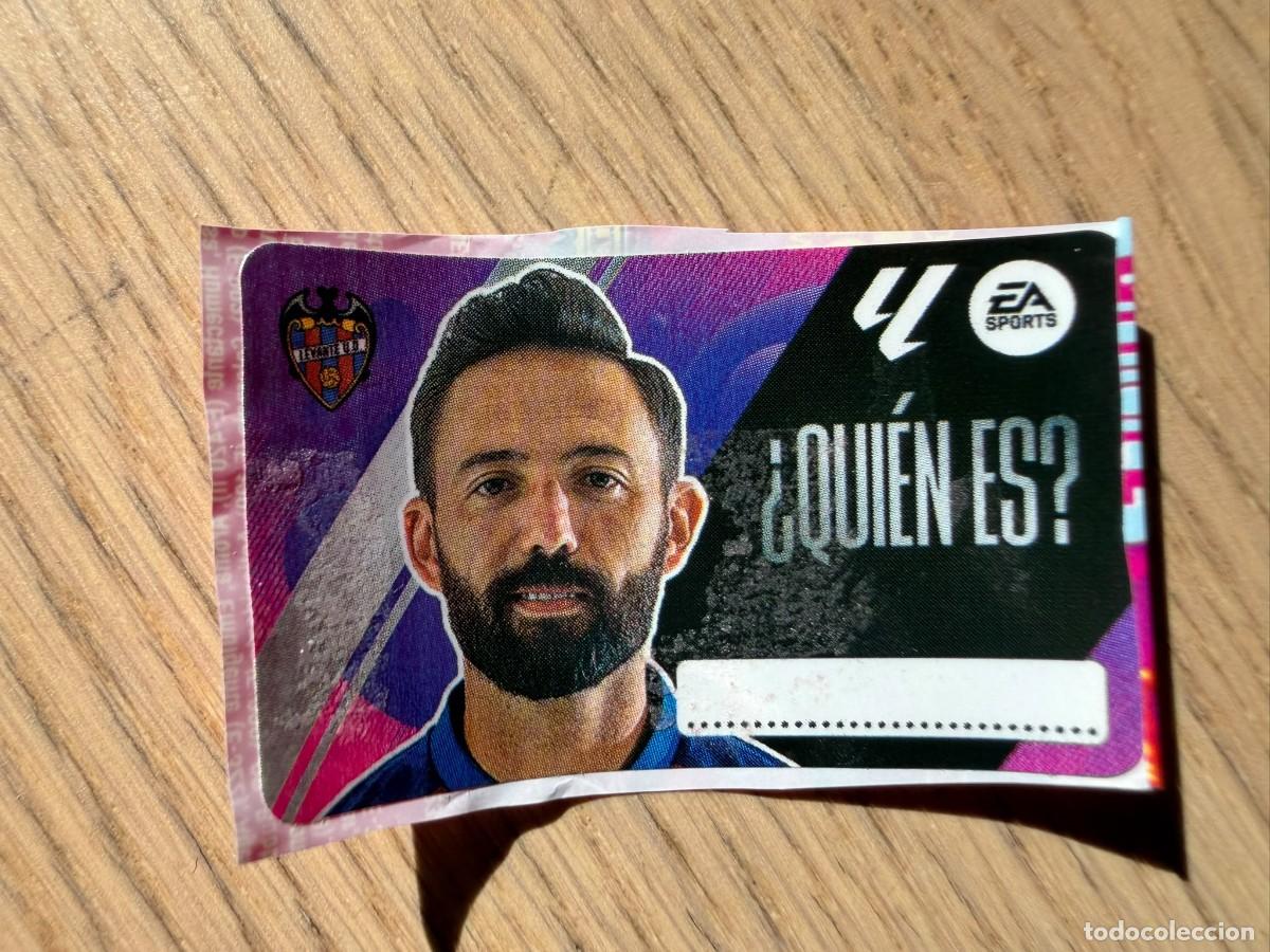 Cromos de f&uacute;tbol: QUIEN ES MORALES LEVANTE 25 26 2025 2026 LIGA EA SPORTS CHICLES CHICLE ESTE SIN PEGAR