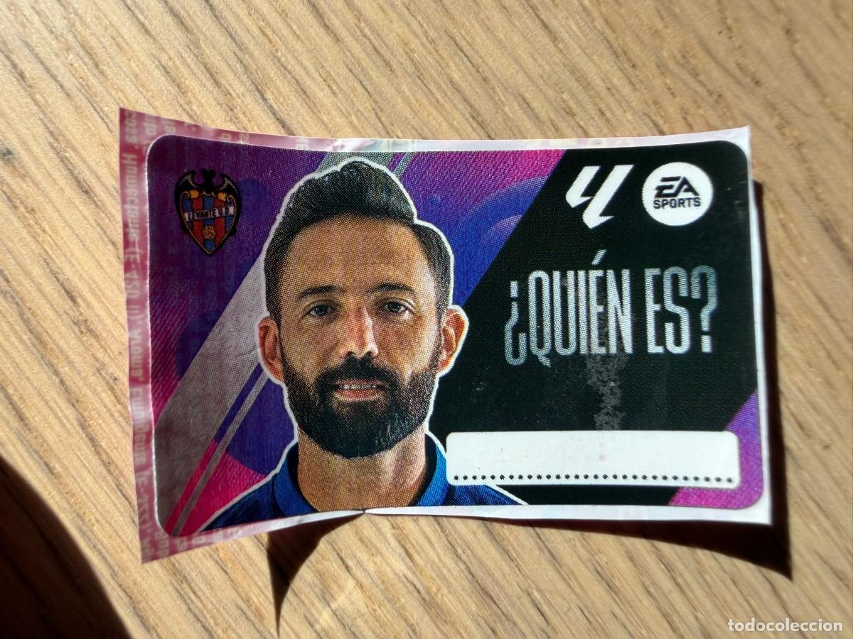 Cromos de f&uacute;tbol: QUIEN ES MORALES LEVANTE 25 26 2025 2026 LIGA EA SPORTS CHICLES CHICLE ESTE SIN PEGAR