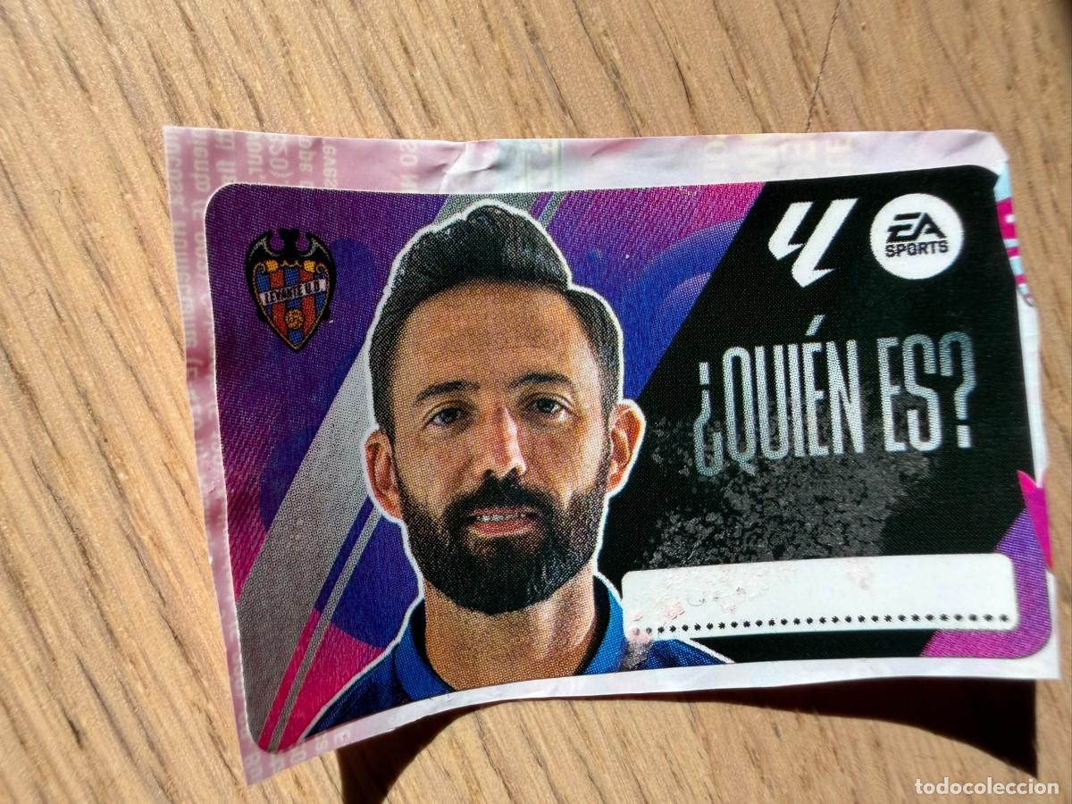 Cromos de f&uacute;tbol: QUIEN ES MORALES LEVANTE 25 26 2025 2026 LIGA EA SPORTS CHICLES CHICLE ESTE SIN PEGAR
