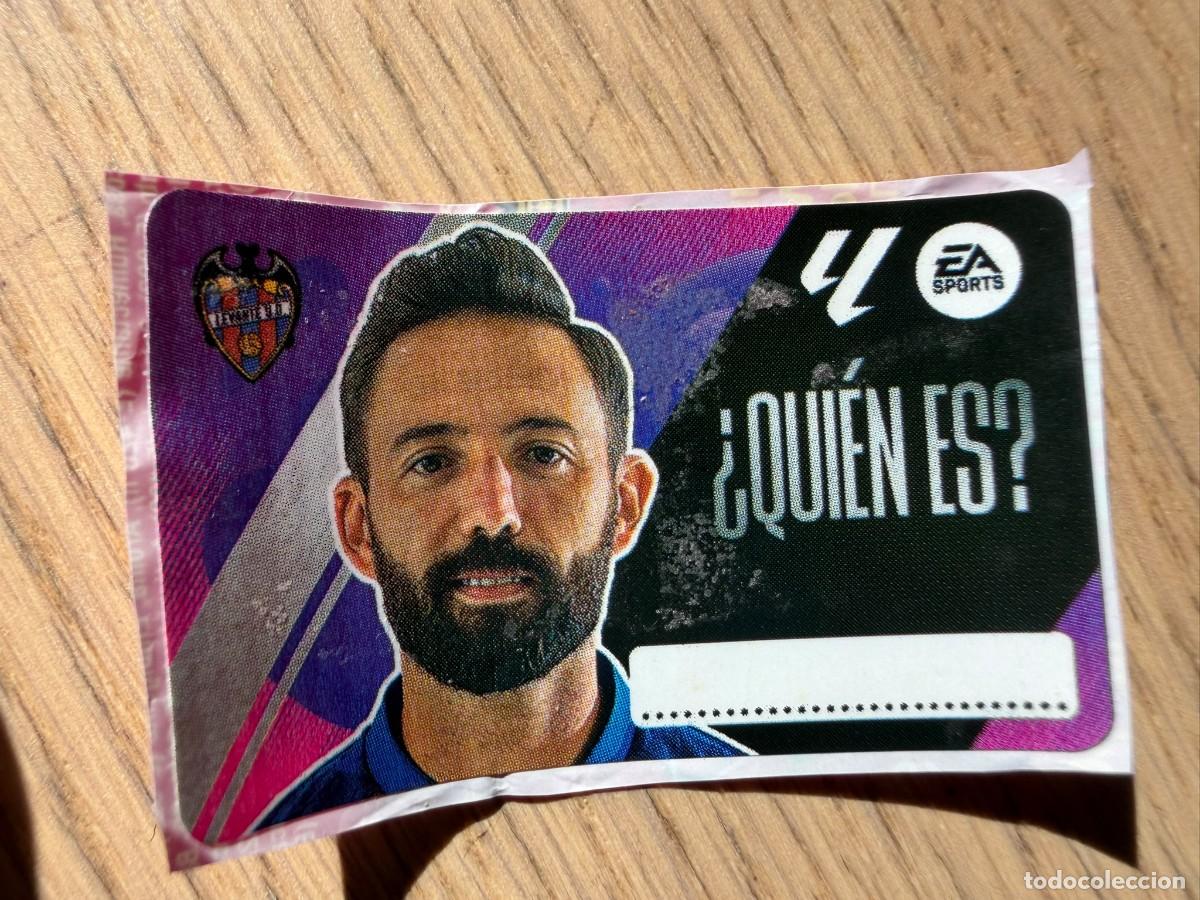 Cromos de f&uacute;tbol: QUIEN ES MORALES LEVANTE 25 26 2025 2026 LIGA EA SPORTS CHICLES CHICLE ESTE SIN PEGAR
