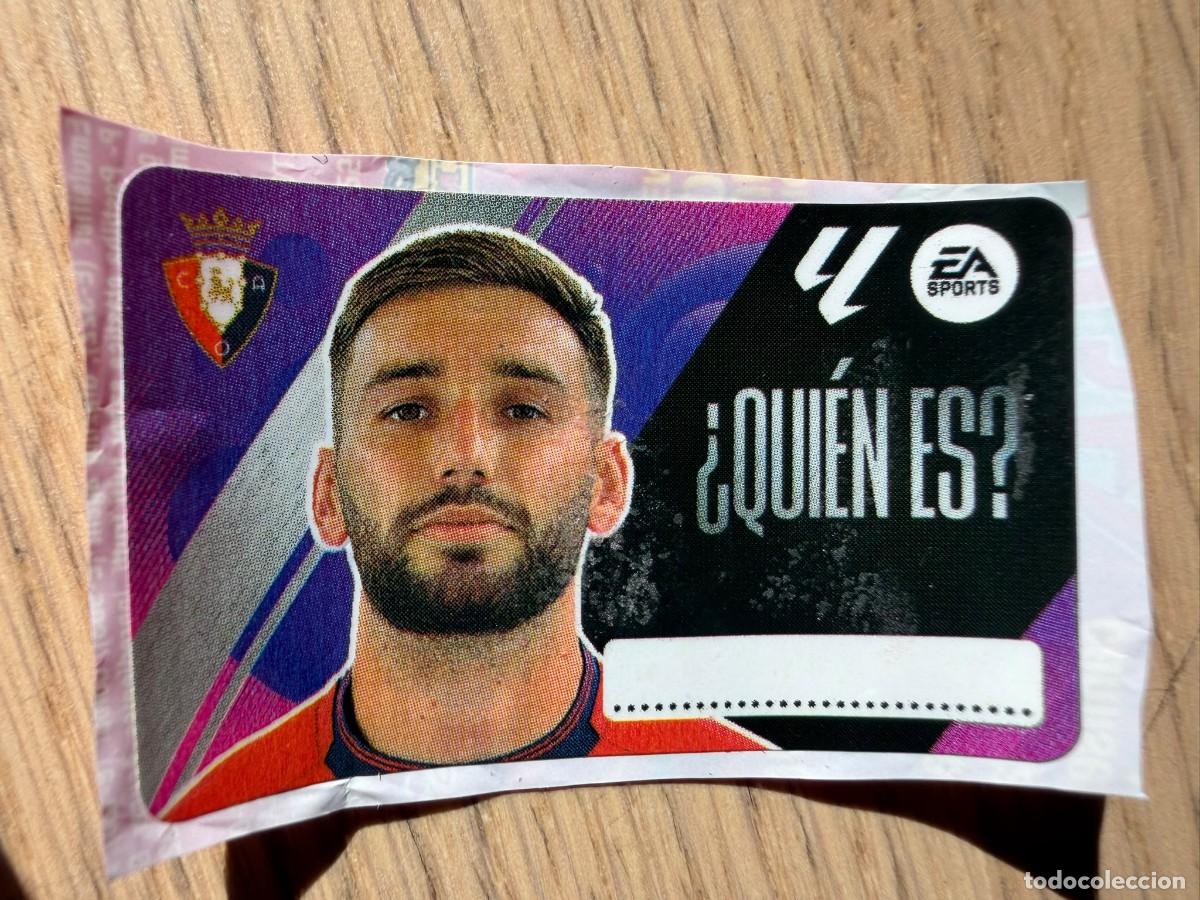 Cromos de f&uacute;tbol: QUIEN ES MONCAYOLA OSASUNA 25 26 2025 2026 LIGA EA SPORTS CHICLES CHICLE ESTE SIN PEGAR