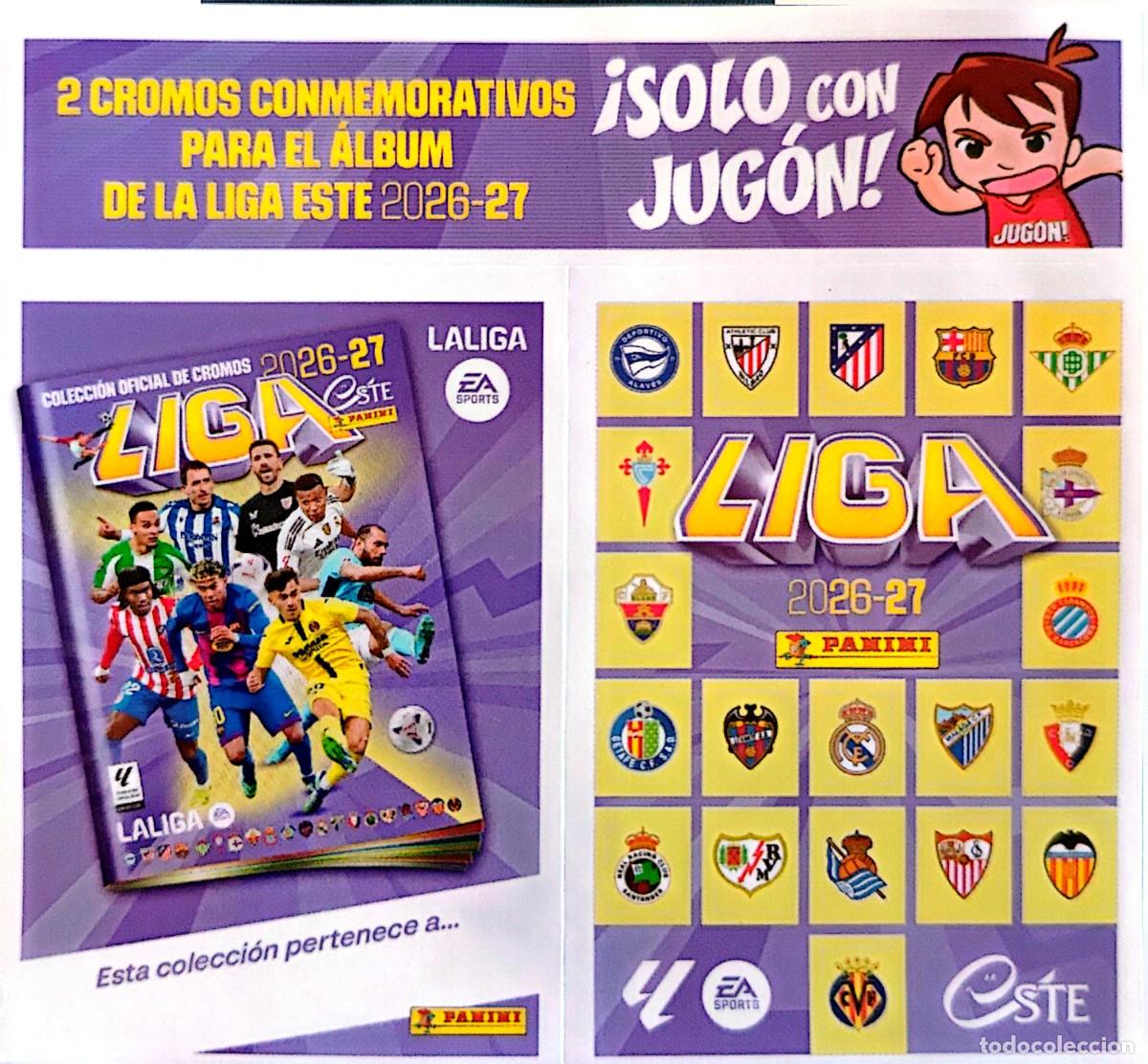 Cromos de f&uacute;tbol: Cromos Conmemorativos - PANINI Ediciones ESTE 2026 2027 26 27