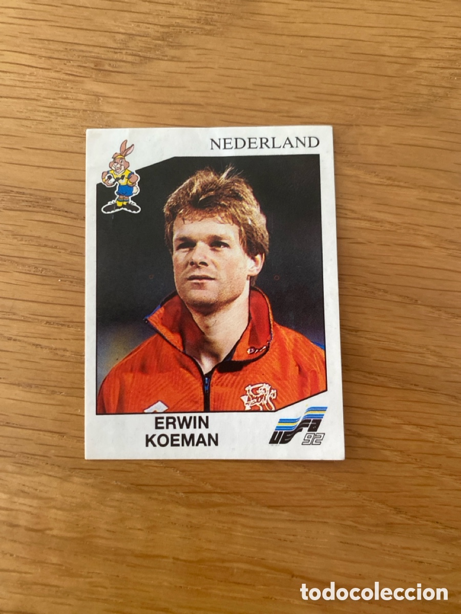 Cromos de f&uacute;tbol: Cromo panini Euro 92 Suecia n&uacute;mero 123 Koeman - Eurocup Sweden 1992 stickers &aacute;lbum