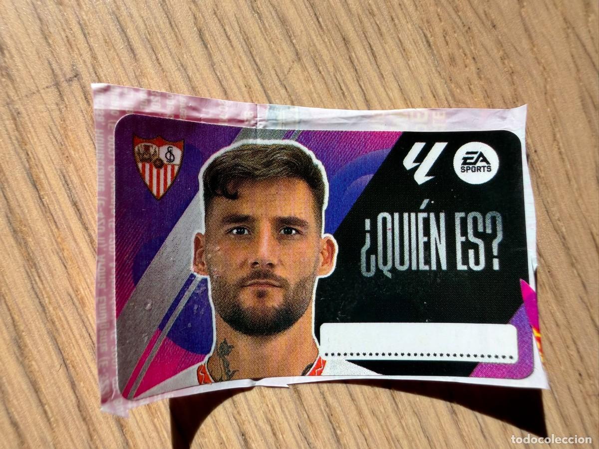 Cromos de f&uacute;tbol: QUIEN ES GUDELJ SEVILLA 25 26 2025 2026 LIGA EA SPORTS CHICLES CHICLE ESTE SIN PEGAR