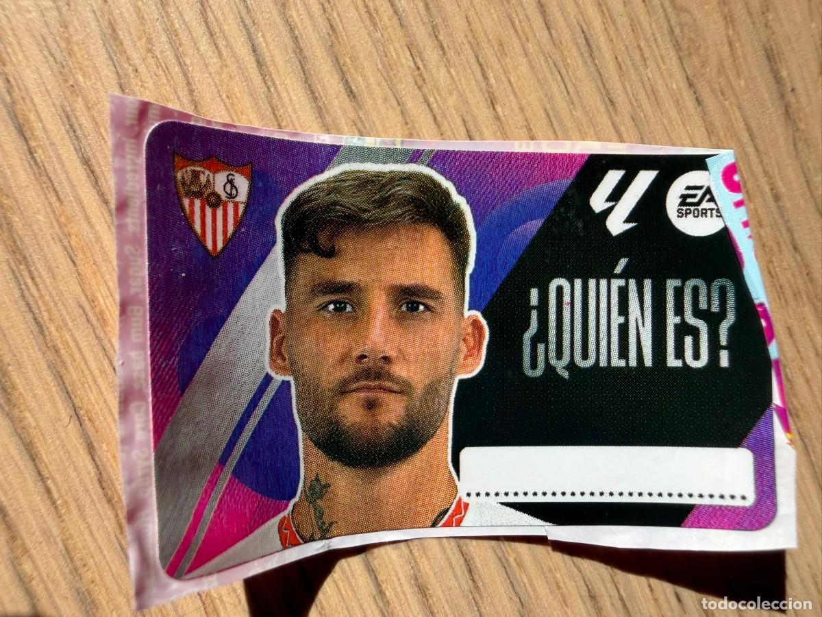 Cromos de f&uacute;tbol: QUIEN ES GUDELJ SEVILLA 25 26 2025 2026 LIGA EA SPORTS CHICLES CHICLE ESTE SIN PEGAR