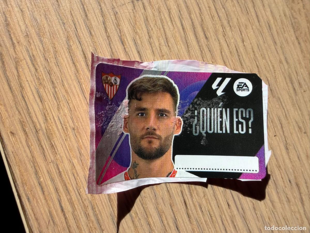 Cromos de f&uacute;tbol: QUIEN ES GUDELJ SEVILLA 25 26 2025 2026 LIGA EA SPORTS CHICLES CHICLE ESTE SIN PEGAR